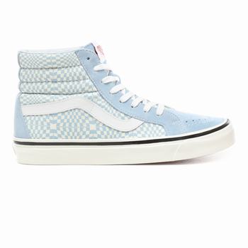 Férfi Vans Anaheim Factory Sk8-Hi 38 Dx Magasszárú Cipő VA5128390 Világos Kék/Fehér